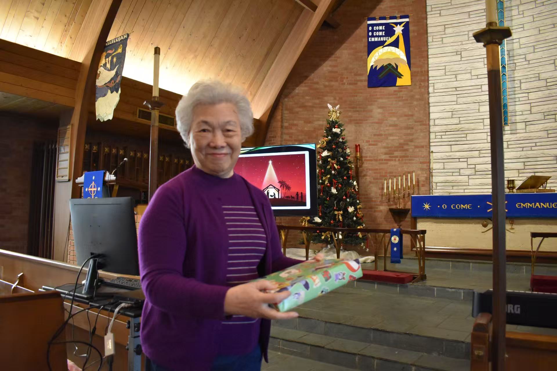 田野的鸟瞰图。一条道路穿过右上角。